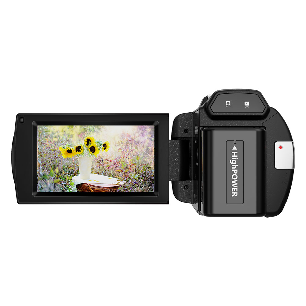מצלמת וידאו Daewoo DA-6470 – צילום 4K ב-60fps, זום עד 16X, מסך 3 אינץ׳ והעברת קבצים ב-Wi-Fi 3 Daewoo DA-6470 מצלמת וידאו 4K 3