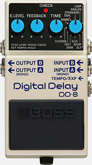 פדל לגיטרה חשמלית דיליי Boss DD8 1 פדל לגיטרה חשמלית דיליי Boss DD8