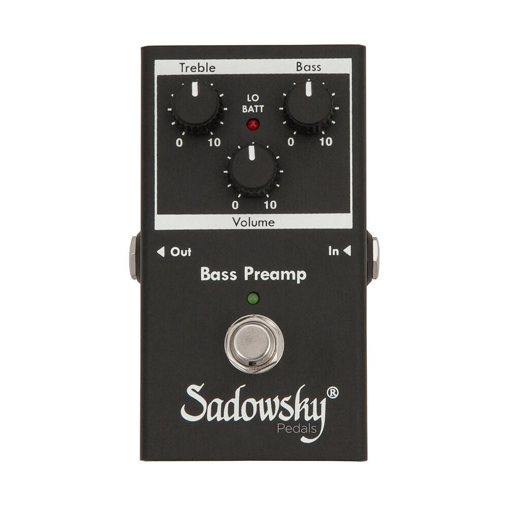 פרה-אמפ לבס Sadowsky SBP-2 V2 בפורמט פדל 1 פרה-אמפ לבס Sadowsky SBP-2 V2 בפורמט פדל