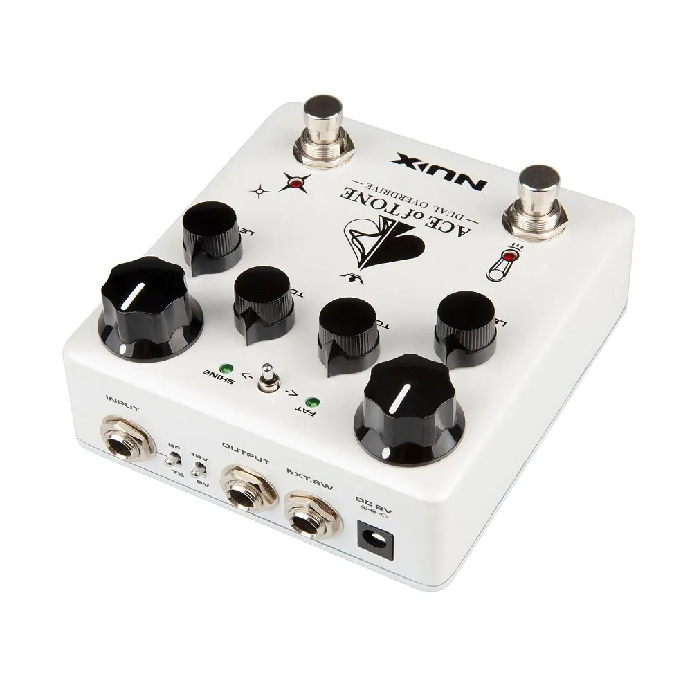 פדל אוברדרייב כפול NUX Ace of Tone NDO-5 1 פדל אוברדרייב כפול NUX Ace of Tone NDO-5