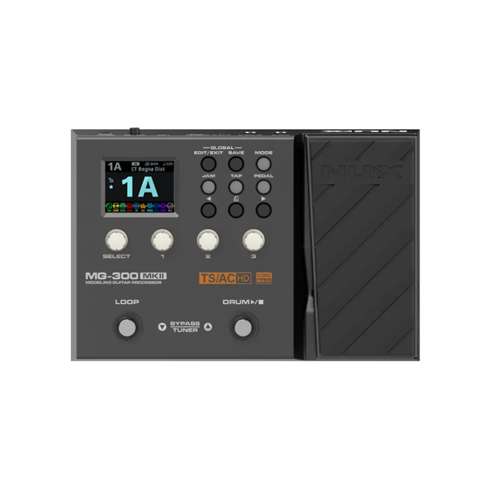 מולטי אפקט לגיטרה NUX MG-300 MKII עם טעינת IR, לופר ומכונת תופים 1 מולטי אפקט לגיטרה NUX MG-300 MKII עם טעינת IR, לופר ומכונת תופים