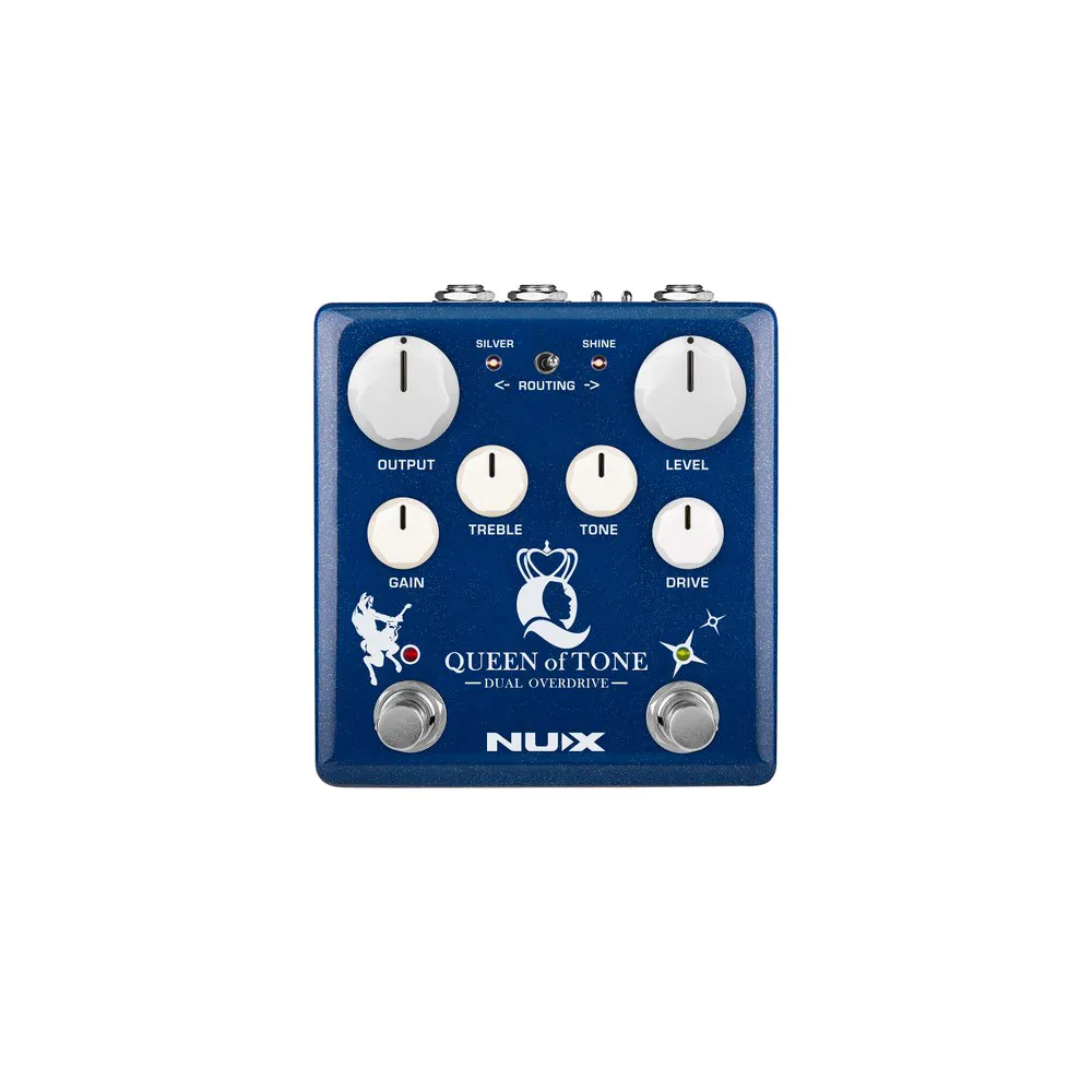 פדל אוברדרייב כפול NUX Queen of Tone NDO-6 1 פדל אוברדרייב כפול NUX Queen of Tone NDO-6