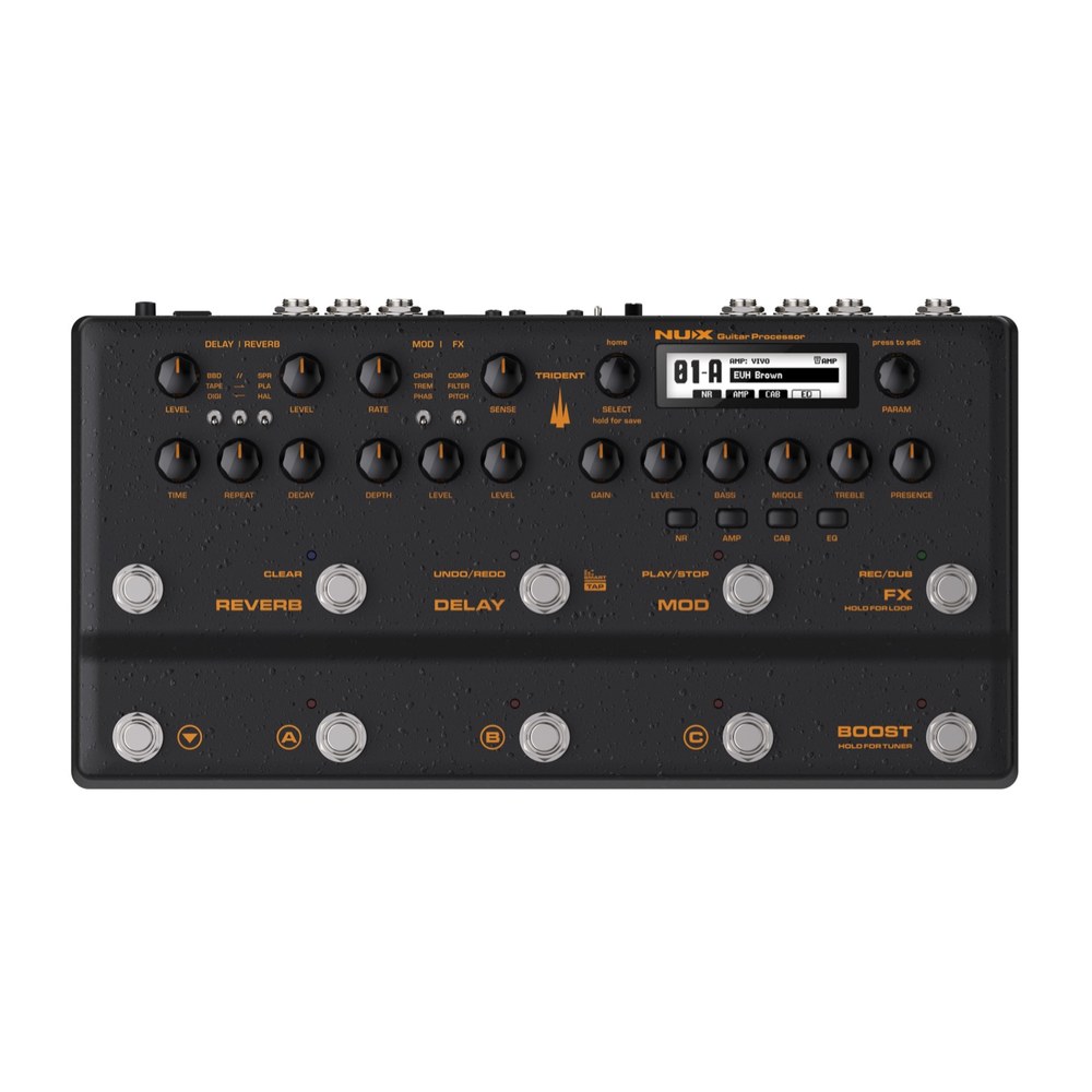 מולטי אפקט לגיטרה NUX Trident NME-5 1 מולטי אפקט לגיטרה NUX Trident NME-5