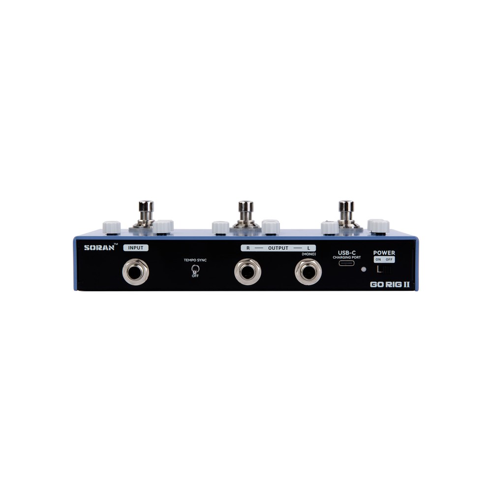 מולטי-אפקט נטען לגיטרה חשמלית SORAN Go Rig II JCMS-G3B 8 מולטי-אפקט נטען לגיטרה חשמלית SORAN Go Rig II JCMS-G3B – תמונה 8