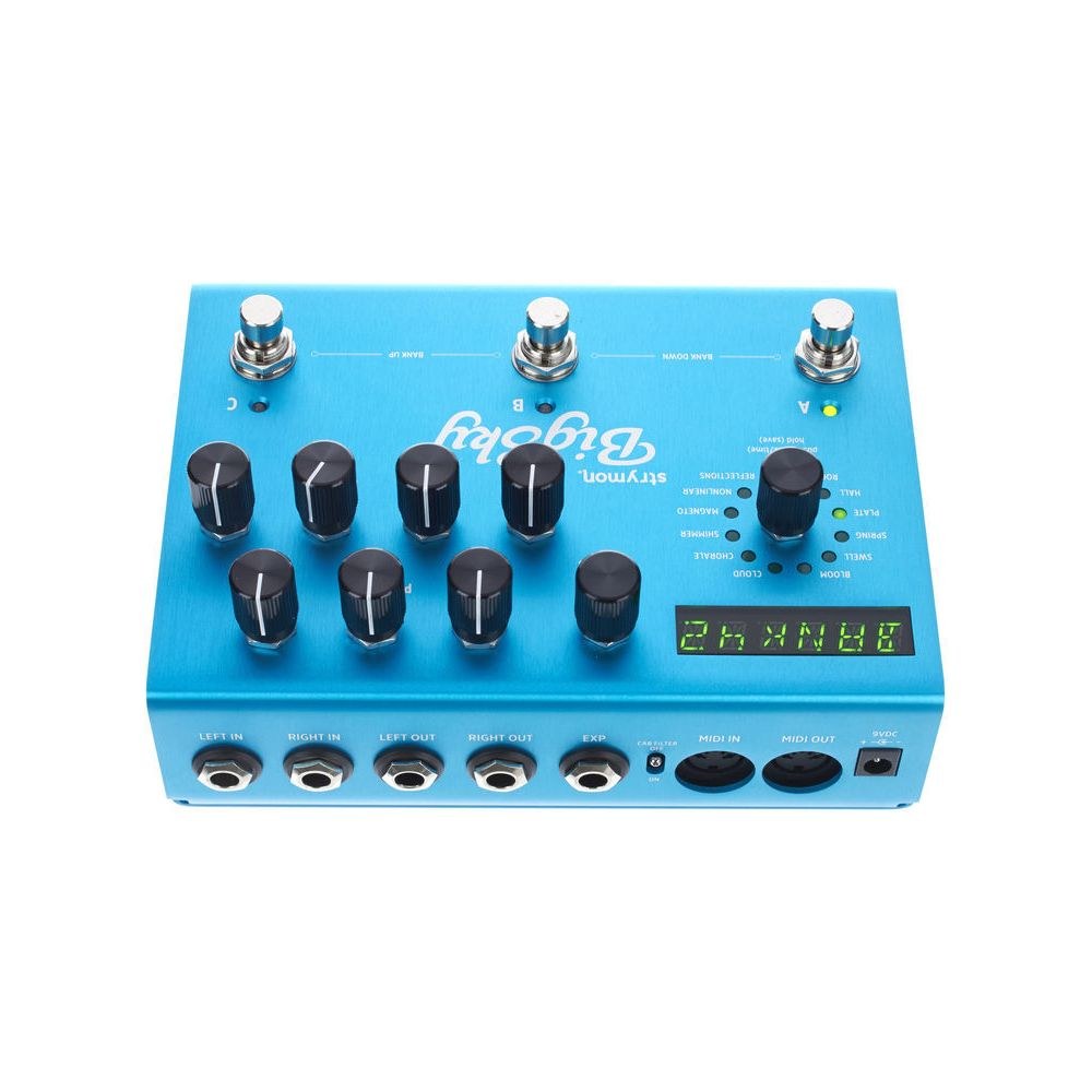 פדל ריוורב Strymon BigSky – 12 מכונות ריוורב, 300 פריסטים ו-MIDI 4 Strymon BigSky – פדל ריוורב לגיטרה, תמונה 4