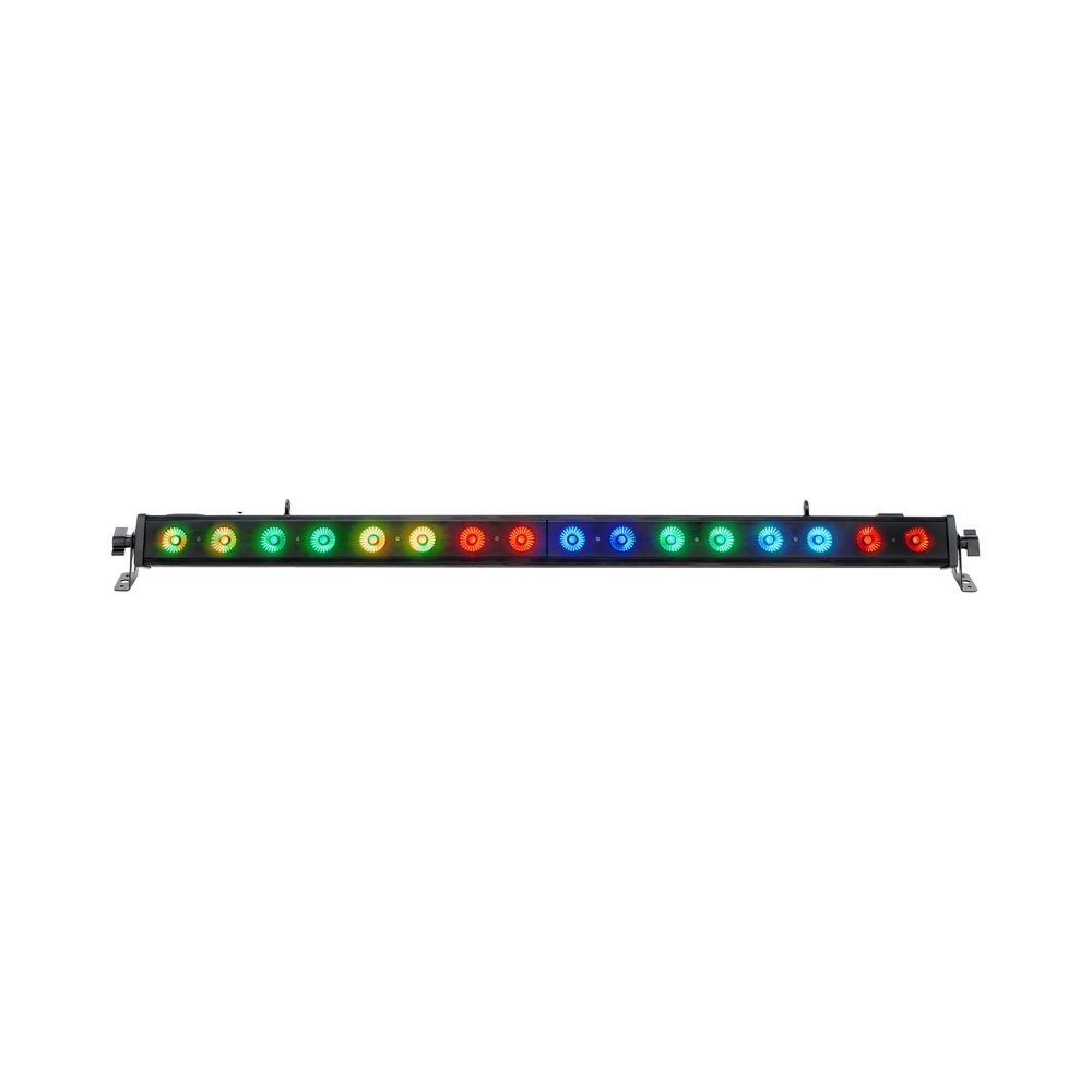 בר לד Fun Generation 16×3W RGB – 8 מקטעים, DMX, מצב מוזיקה, ללא מאוורר, כולל 4 תושבות (יבוא בלעדי) 2 בר הלד 16×3W – בר לד, תמונה 2