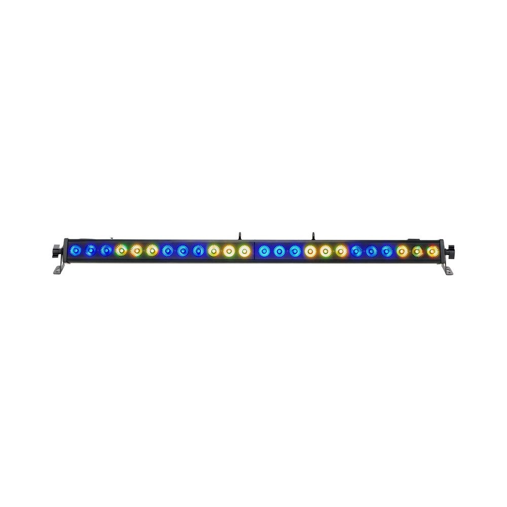 בר לד Fun Generation 24×3W RGB – 8 מקטעים, DMX, מצב מוזיקה, ללא מאוורר, כולל 4 תושבות (יבוא בלעדי) 2 בר הלד 24×3W – בר לד, תמונה 2