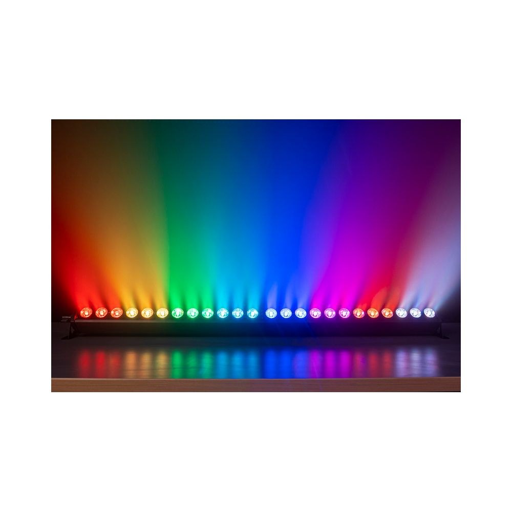 בר לד Fun Generation 24×3W RGB – 8 מקטעים, DMX, מצב מוזיקה, ללא מאוורר, כולל 4 תושבות (יבוא בלעדי) 5 בר הלד 24×3W – בר לד, תמונה 5