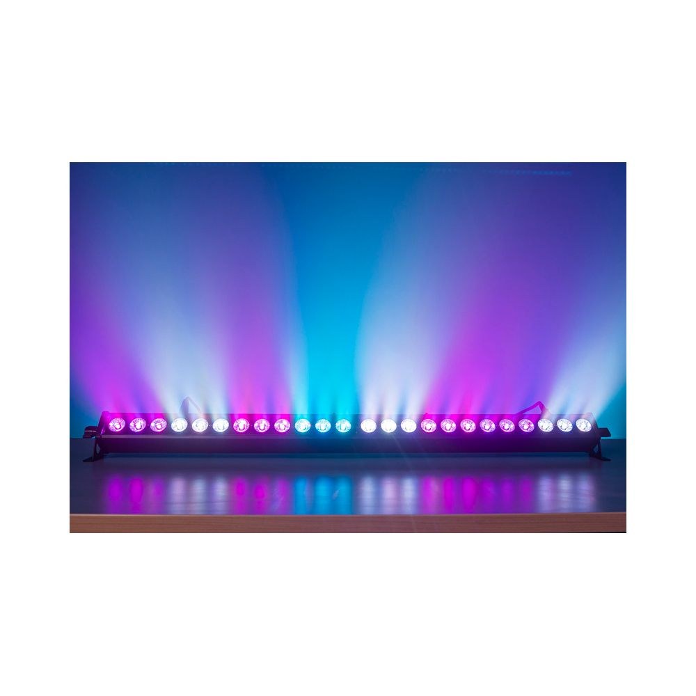 בר לד Fun Generation 24×3W RGB – 8 מקטעים, DMX, מצב מוזיקה, ללא מאוורר, כולל 4 תושבות (יבוא בלעדי) 6 בר הלד 24×3W – בר לד, תמונה 6
