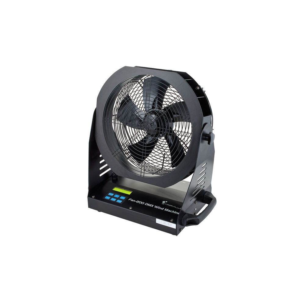 מכונת רוח DMX Stairville 200W – זרימה 34 מ״ק לדקה, מהירות משתנה, לפיזור עשן ואפקטי במה (יבוא בלעדי) 1 מכונת רוח DMX Stairville 200W – זרימה 34 מ״ק לדקה, מהירות משתנה, לפיזור עשן ואפקטי במה