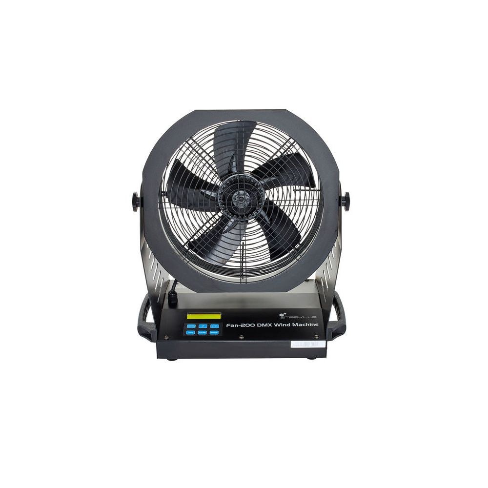 מכונת רוח DMX Stairville 200W – זרימה 34 מ״ק לדקה, מהירות משתנה, לפיזור עשן ואפקטי במה (יבוא בלעדי) 2 מכונת הרוח של Stairville – מכונת רוח לבמה, תמונה 2
