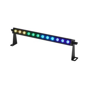 פס לד Stairville 12×2W RGBWW – סאונד-טו-לייט מתקדם, 4 מקטעים, DMX, שלט IR, ללא מאוורר