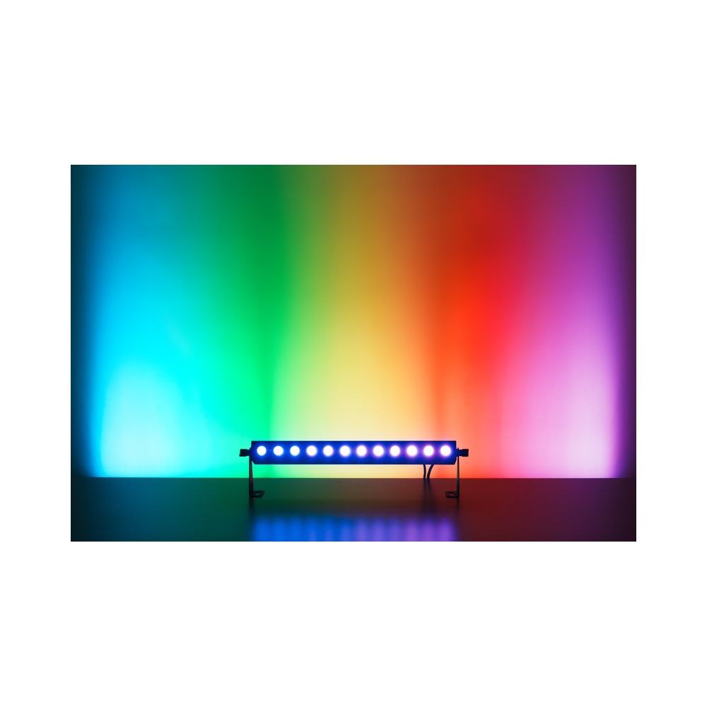 פס לד Stairville 12×2W RGBWW – סאונד-טו-לייט מתקדם, 4 מקטעים, DMX, שלט IR, ללא מאוורר 5 פס הלד עם הסאונד-טו-לייט – פס לד, תמונה 5