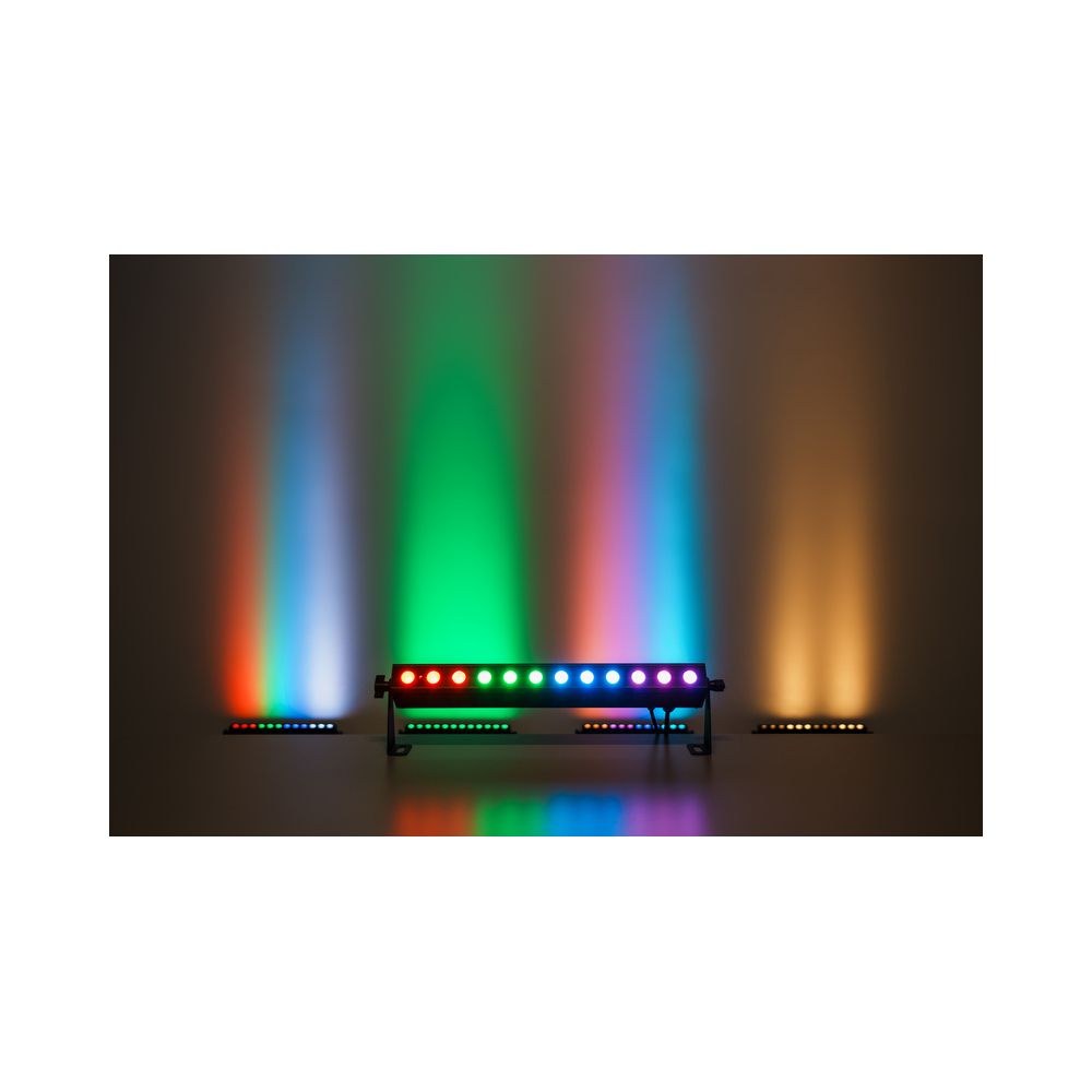 פס לד Stairville 12×2W RGBWW – סאונד-טו-לייט מתקדם, 4 מקטעים, DMX, שלט IR, ללא מאוורר 6 פס הלד עם הסאונד-טו-לייט – פס לד, תמונה 6