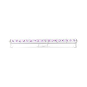 בר לד Stairville 18×3W RGB בגוף לבן – 18 לדים בשליטה נפרדת, ללא מאוורר, DMX עד 54 ערוצים