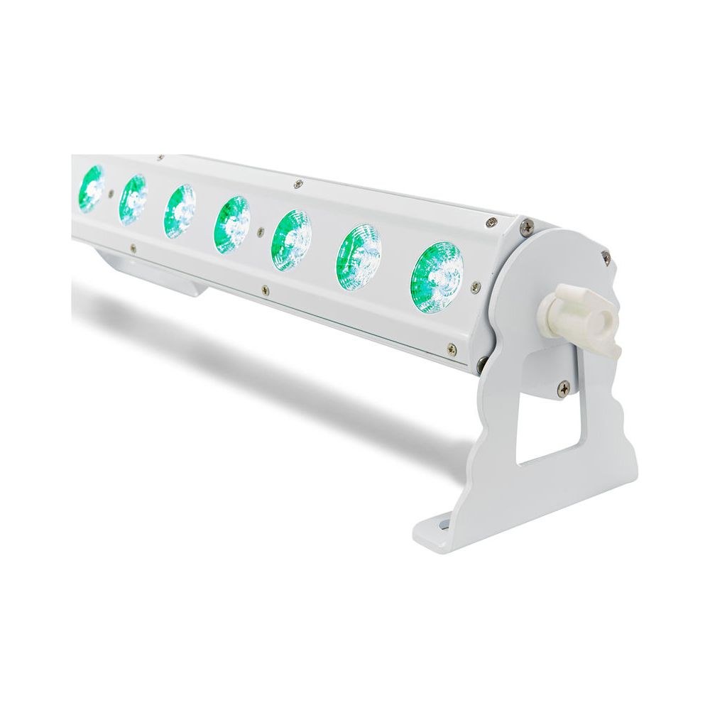 בר לד Stairville 18×3W RGB בגוף לבן – 18 לדים בשליטה נפרדת, ללא מאוורר, DMX עד 54 ערוצים 6 בר הלד הלבן 18×3W – בר לד, תמונה 6