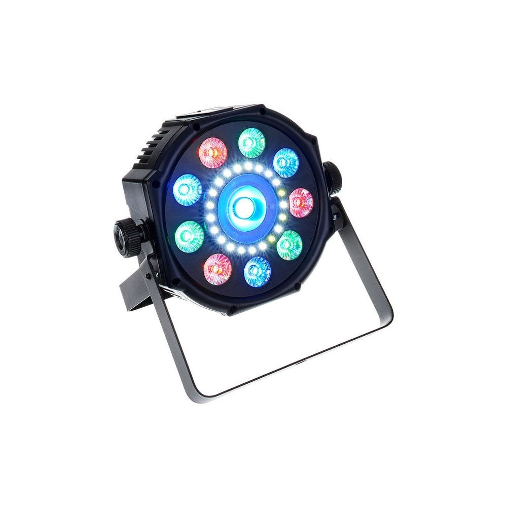 אפקט תאורה Stairville – 9 לדים RGB+UV, טבעת פיקסלים עם סטרוב, DMX ושליטה לפי מוזיקה 4 אפקט הטבעת עם הסטרוב – אפקט תאורה, תמונה 4