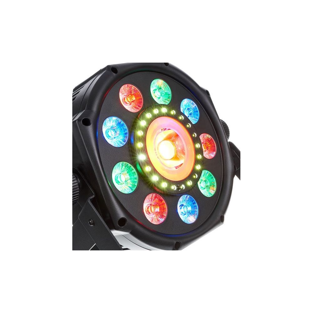 אפקט תאורה Stairville – 9 לדים RGB+UV, טבעת פיקסלים עם סטרוב, DMX ושליטה לפי מוזיקה 7 אפקט הטבעת עם הסטרוב – אפקט תאורה, תמונה 7