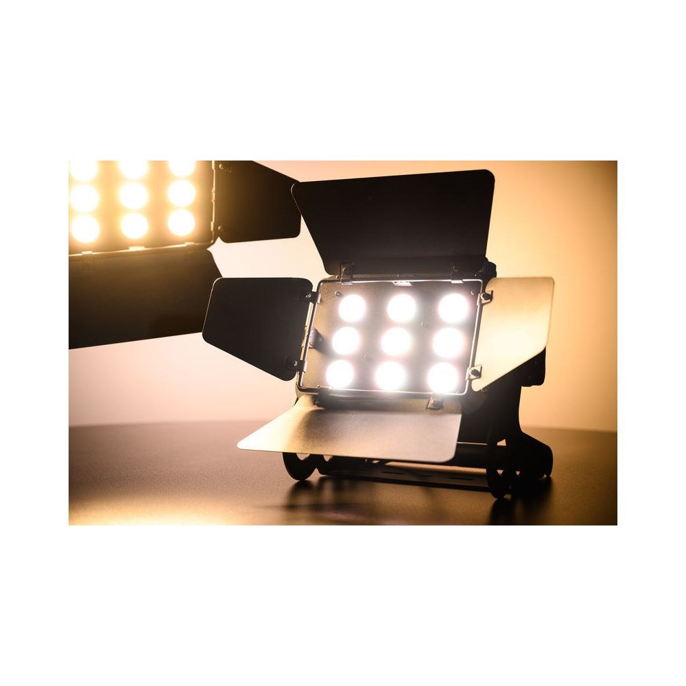 פנס הצפה לד Stairville 9×8W RGBW – תאורה נמוכה וחזיתית לבמה, 35°, DMX, מצב מוזיקה, דלתות אסם 5 פנס ההצפה הלד הקומפקטי – פנס הצפה לד, תמונה 5