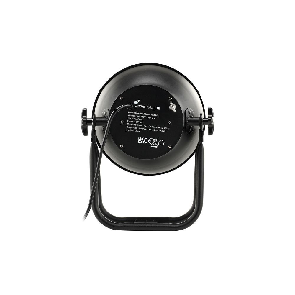 פנס וינטג׳ דקורטיבי Stairville בקוטר 30 ס״מ – לד RGBA 40W, רפלקטור מואר, שלט רחוק 4 פנס הווינטג׳ הדקורטיבי – פנס דקורטיבי, תמונה 4