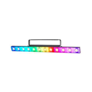 בר לד Varytec 1 מ׳ – 12 לדי Beam לבן חם ו-12 מקטעי RGB, DMX, מוזיקה, Power Twist