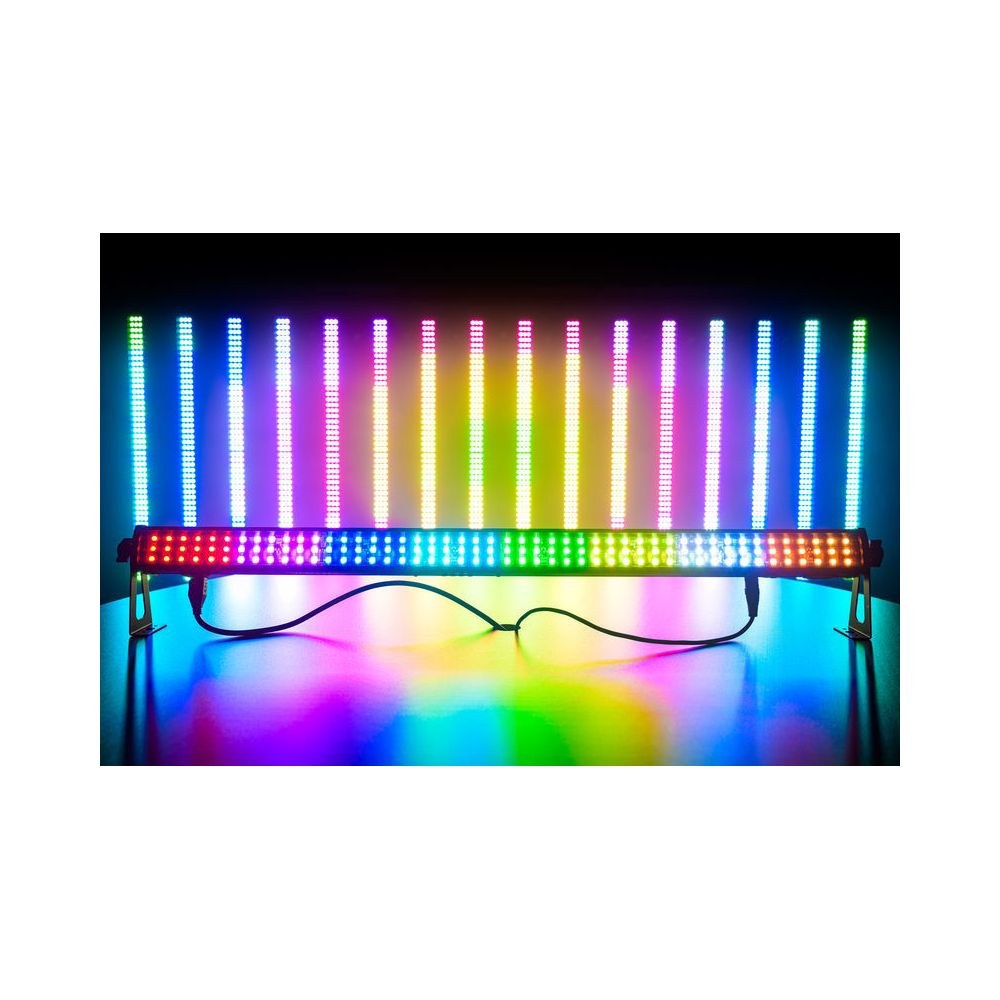 בר לד Varytec Giga Bar Frost Pix 8 – 144 לדי RGB ב-8 מקטעים, חזית אקריליק מעומעמת, DMX, 1 מ׳ 2 בר הלד Frost Pix 8 – בר לד, תמונה 2