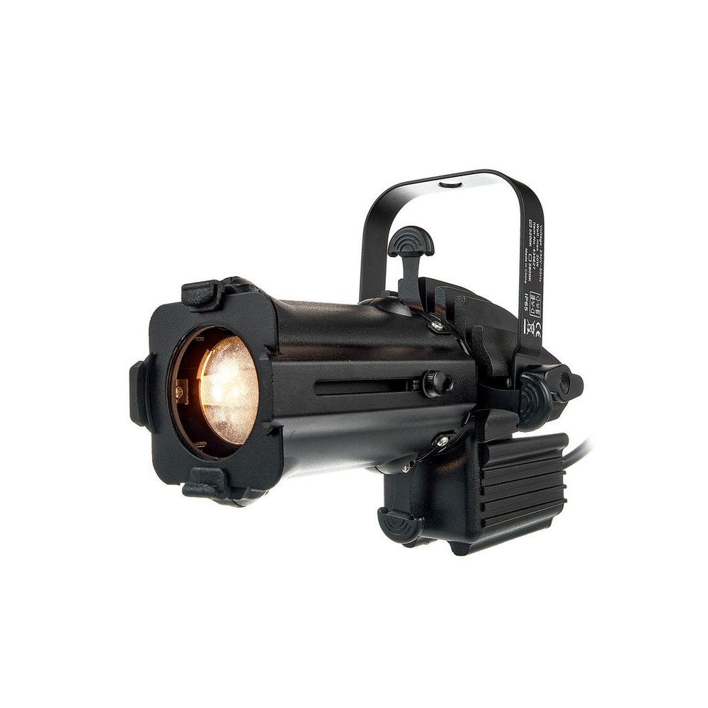 פנס פרופיל לד מיני IP65 Varytec – 20W לבן חם 3200K, זום ידני 15–30°, 4 שאטרים, מחזיק גובו 5 פנס הפרופיל המיני לחוץ – פנס פרופיל לד, תמונה 5