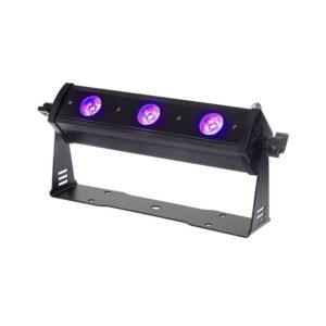 בר לד קצר Varytec Giga Bar HEX 3 – 3 לדי 12W RGBAW+UV 6-ב-1, DMX, מוזיקה, כולל שלט