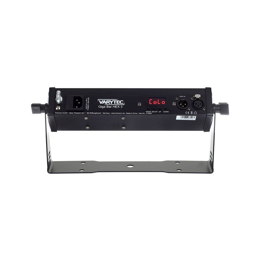 בר לד קצר Varytec Giga Bar HEX 3 – 3 לדי 12W RGBAW+UV 6-ב-1, DMX, מוזיקה, כולל שלט 4 בר ה-HEX הקצר – בר לד קצר, תמונה 4