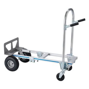 עגלת משא מתקפלת Stone XTC10 בצבע שחור וכסוף