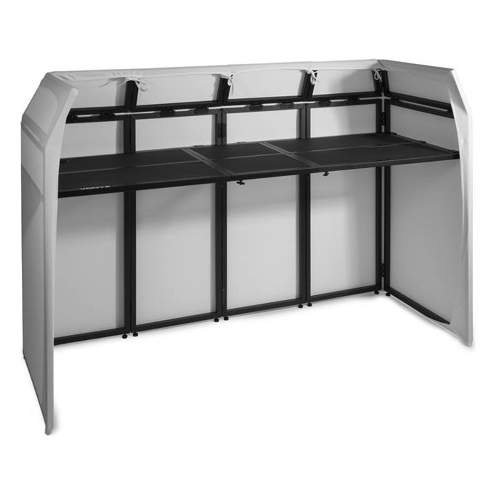 עמדת DJ מתקפלת Stone DJB-03 – רוחב 195 ס״מ, כולל תיק ובדי לייקרה 4 עמדת DJ מתקפלת Stone DJB-03 ברוחב 195 ס״מ עם בד לייקרה – תמונה 4