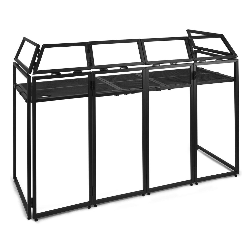 עמדת DJ מתקפלת Stone DJB-03 – רוחב 195 ס״מ, כולל תיק ובדי לייקרה 5 עמדת DJ מתקפלת Stone DJB-03 ברוחב 195 ס״מ עם בד לייקרה – תמונה 5