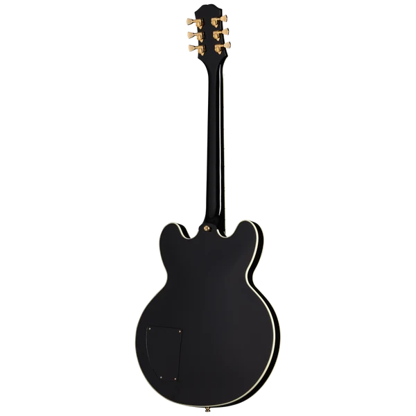 Epiphone B.B. King Lucille Ebony – גיטרה חשמלית עם תיק EpiLite 2 גיטרת Epiphone B.B. King Lucille Ebony – גב הגוף, הצוואר וראש הגיטרה