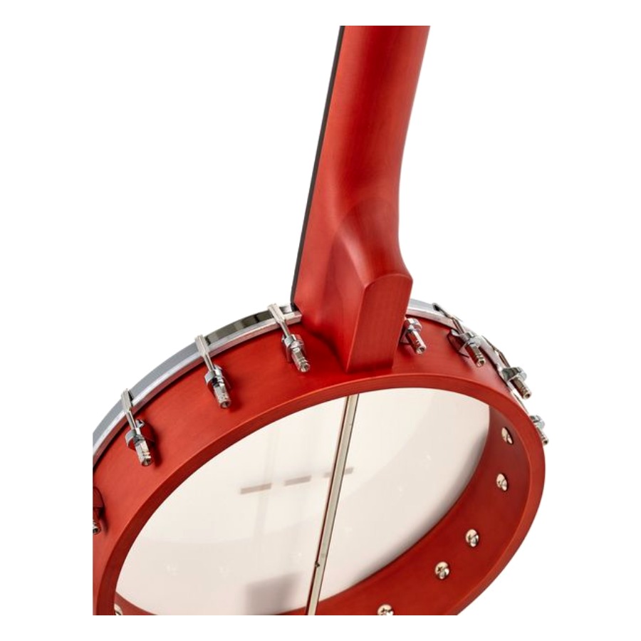 בנג'ו אפיפון Epiphone MB-100 — 5 מיתרים גב פתוח 6 חישוק, ברגי מתיחה וגימור נטורל — פרט בנייה