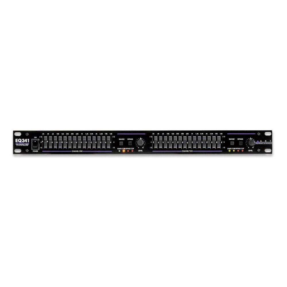 אקולייזר גרפי כפול ART EQ341 – 2x15 פסים ב-2/3 אוקטבה עם Constant-Q 2 אקולייזר גרפי כפול ART EQ341 עם 2x15 סליידרים – תמונה 2
