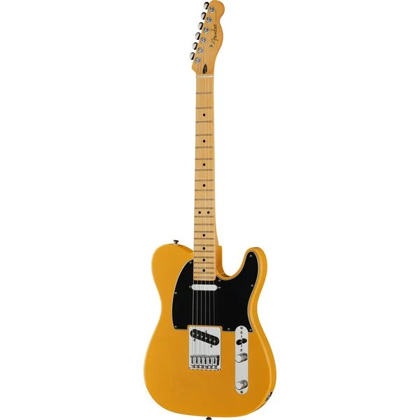 Fender Player II Telecaster Butterscotch Blonde – גיטרה חשמלית עם לוח מייפל 1 גיטרת Fender Player II Telecaster בגוון Butterscotch Blonde – מבט קדמי מלא