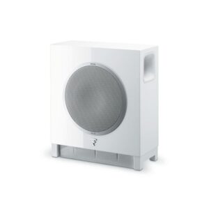 סאבוופר אלחוטי Focal Sub Air לבן – וופר 8 אינץ’, מגבר 150W, שטוח לתלייה על הקיר
