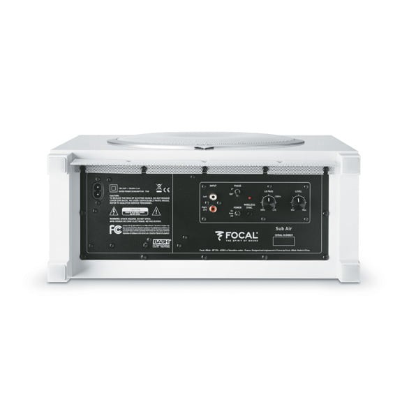 סאבוופר אלחוטי Focal Sub Air לבן – וופר 8 אינץ', מגבר 150W, שטוח לתלייה על הקיר 2 סאבוופר אלחוטי Focal Sub Air – תמונה 2
