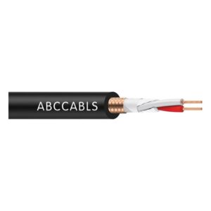 גליל כבל מיקרופון XLR ‏ABC Cables JM001 – ‏100 מטר, נחושת 99.99% ומעטפת PVC