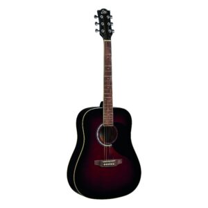 גיטרה אקוסטית אדומה EKO Ranger 6 Red Sunburst – Dreadnought קלאסית למתחילים