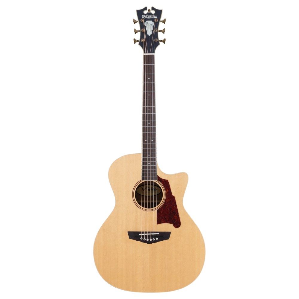 גיטרה אקוסטית מוגברת D'Angelico Premier Gramercy טבעי 1 גיטרה אקוסטית מוגברת D'Angelico Premier Gramercy טבעי