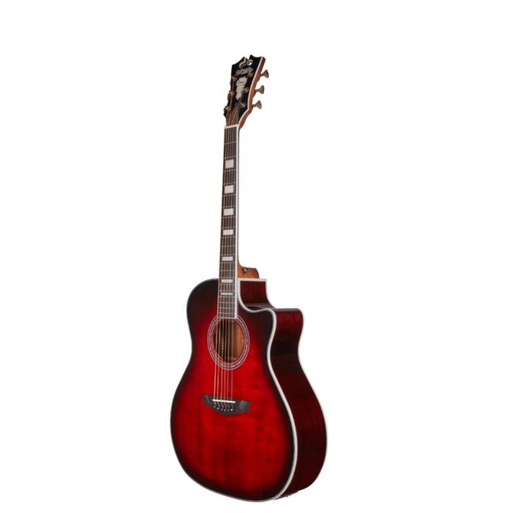 גיטרה אקוסטית מוגברת D'Angelico Premier Gramercy Trans Black Cherry Burst 3 גיטרה אקוסטית מוגברת D'Angelico Premier Gramercy Trans Black Cherry Burst – תמונה 3