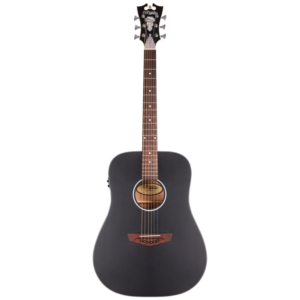 גיטרה אקוסטית מוגברת D'Angelico Premier Lexington CS שחור מט 1 גיטרה אקוסטית מוגברת D'Angelico Premier Lexington CS שחור מט