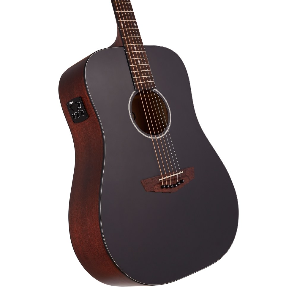 גיטרה אקוסטית מוגברת D'Angelico Premier Lexington CS שחור מט 2 גיטרה אקוסטית מוגברת D'Angelico Premier Lexington CS שחור מט – תמונה 2
