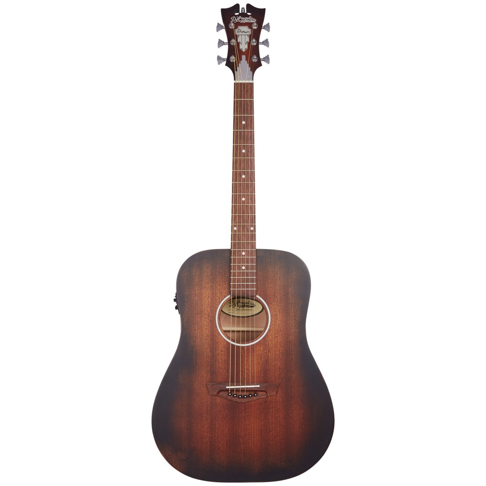 גיטרה אקוסטית מוגברת D'Angelico Premier Lexington LS Aged Mahogany 1 גיטרה אקוסטית מוגברת D'Angelico Premier Lexington LS Aged Mahogany