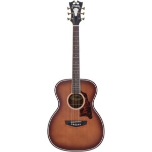 גיטרה אקוסטית מוגברת D’Angelico Premier Tammany Caramel Burst