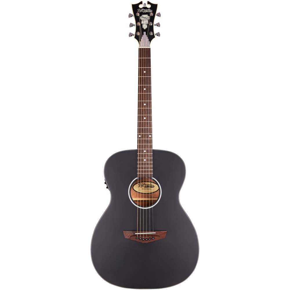 גיטרה אקוסטית מוגברת D'Angelico Premier Tammany CS שחור מט 1 גיטרה אקוסטית מוגברת D'Angelico Premier Tammany CS שחור מט