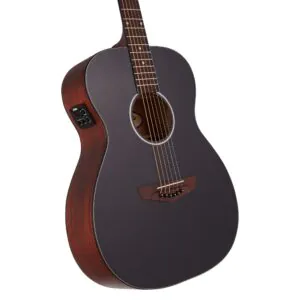 גיטרה אקוסטית מוגברת D’Angelico Premier Tammany CS שחור מט
