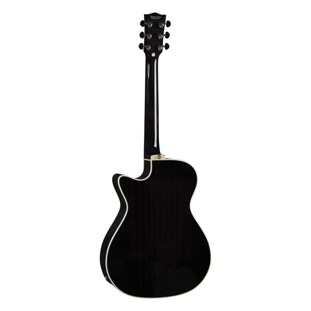 גיטרה אקוסטית מוגברת שחורה EKO NXT A100ce See Through Black – Auditorium עם קאטאוויי 2 גיטרה אקוסטית מוגברת EKO NXT A100ce עם קאטאוויי בגימור See Through Black – תמונה 2