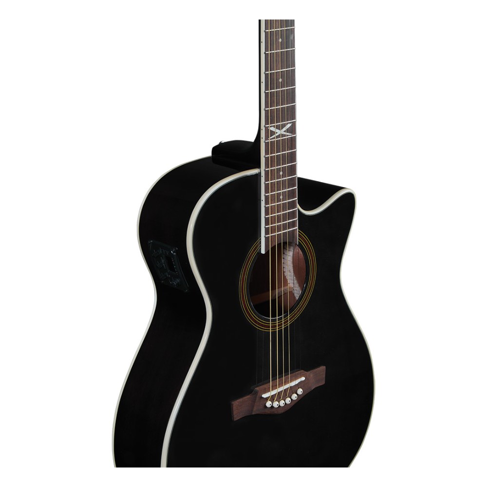 גיטרה אקוסטית מוגברת שחורה EKO NXT A100ce See Through Black – Auditorium עם קאטאוויי 3 גיטרה אקוסטית מוגברת EKO NXT A100ce עם קאטאוויי בגימור See Through Black – תמונה 3